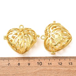 Brass Cage Pendants&nbsp;KK-CBA8ACD-02G-D