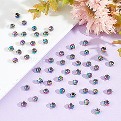 100Pcs 304 Stainless Steel Beads&nbsp;STAS-UN0040-20B