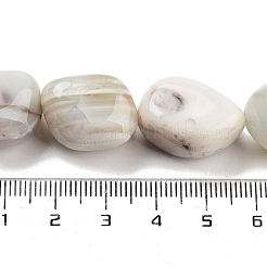 Natural Striped Agate/Banded Agate Beads Strands&nbsp;G-Z061-A02-01