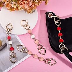 4Pcs 4 Colors Alloy Enamel Purse Strap Extenders&nbsp;FIND-BBC0002-46A