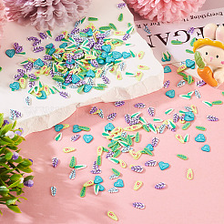 60G 6 Style Handmade Polymer Clay Cabochons&nbsp;PORC-TA0001-08B