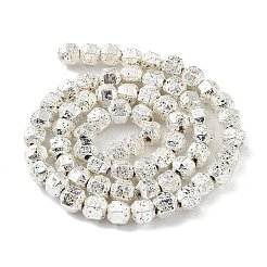Electroplated Natural Lava Rock Beads Strands&nbsp;G-H303-A10-S01