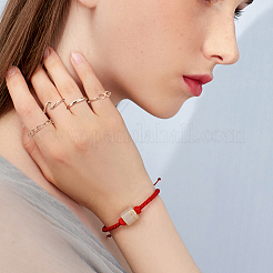 2 Sets 2 Styles Plastic Imitation Pearl Open Cuff Rings Set&nbsp;RJEW-AN0001-07