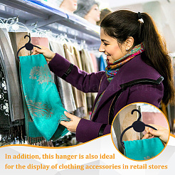 Plastic Scarf Display Hangers&nbsp;AJEW-WH0504-67B
