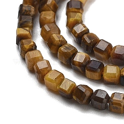 Natural Tiger Eye Beads Strands&nbsp;G-H042-B04-01