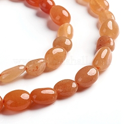Natural Red Aventurine Beads Strands&nbsp;G-D0002-B30