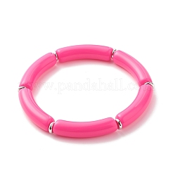 Synthetic Hematite & Polymer Clay Heishi Beads Stretch Bracelets Set&nbsp;BJEW-JB07446