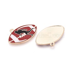 Alloy Enamel Pendants&nbsp;ENAM-T025-02G-03