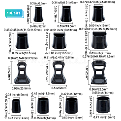 13 Pairs 13 Style PVC High Heel Stoppers Protector&nbsp;AJEW-GF0005-22B