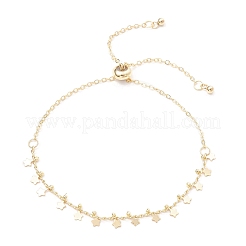 Handmade Brass Curb Chains & Cable Chains Slider Bracelets&nbsp;BJEW-JB11812-02