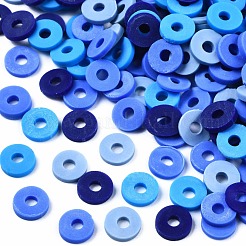 Handmade Polymer Clay Beads Strands&nbsp;CLAY-R089-6mm-T02B-31