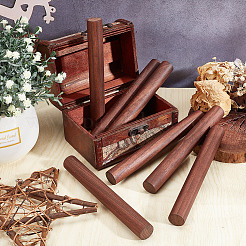 Waxed Round Wooden Sticks&nbsp;WOOD-OC0004-01D