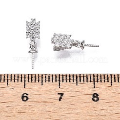 Anti-Tarnish 925 Sterling Silver Pendant Bails&nbsp;STER-T007-87P