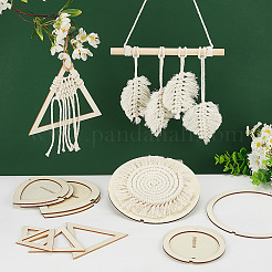 1 Set Wood Macrame Leaf/Flower Cutting Template&nbsp;DIY-BC0009-99