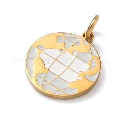 304 Stainless Steel Enamel Pendants&nbsp;STAS-Z189-11G-01
