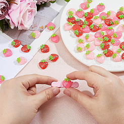 60Pcs 3 Colors Transparent Resin Cabochons&nbsp;RESI-HS0001-05