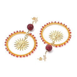 201 Stainless Steel Studs Earrings&nbsp;EJEW-MZ00211