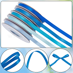 5 Rolls Single Face Polyester Satin Ribbon&nbsp;SRIB-CY0001-38A