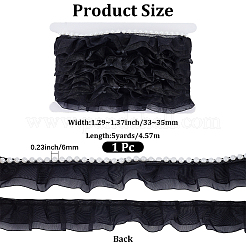 5 Yards Polyester Lace Ribbons&nbsp;OCOR-GF0006-14A-01