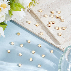 60Pcs Brass Beads&nbsp;KK-ME0001-94G