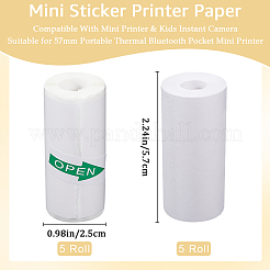 2 Sets 2 Styles Direct Thermal Paper Roll&nbsp;DIY-CP0010-88