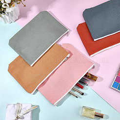 5Pcs 5 Colors Cloth Zipper Jewelry Bag Gift Pouches&nbsp;ABAG-WH0077-11A