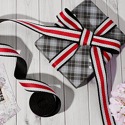 5 Yards Triolor Polyester Ribbon&nbsp;OCOR-GF0002-27