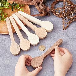 6Pcs 3 Colors Wood Spoon Carving Mold&nbsp;WOOD-OC0003-48