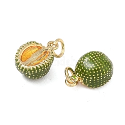 Brass Enamel Pendants&nbsp;KK-L256-44G-04