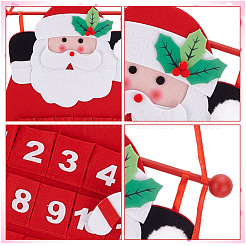 Christmas Non-woven Fabric Gnome Calendar Pendant Decorations&nbsp;DIY-WH0430-851