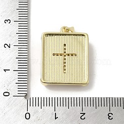 Brass Pave Shell Pendants&nbsp;KK-I708-17D-G