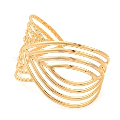304 Stainless Steel Open Cuff Bangles for Women&nbsp;LS-BJEW-G711-01G-G