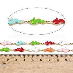 304 Stainless Steel Enamel Sea Horse Link Chains&nbsp;CHS-F023-01L-G