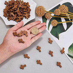 100Pcs Wooden Pendants&nbsp;WOOD-SC0001-38