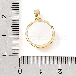 Synthetic Turquoise & Natural Shell Pendants&nbsp;KK-N289-08G-02