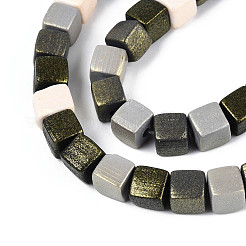 Handmade Polymer Clay Beads Strands&nbsp;CLAY-N013-25A-01