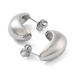 Non-Tarnish Teardrop 304 Stainless Steel Stud Earrings&nbsp;EJEW-P258-41P