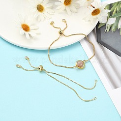 Rack Plating Brass Chain Bracelet Making&nbsp;X-KK-A142-017G