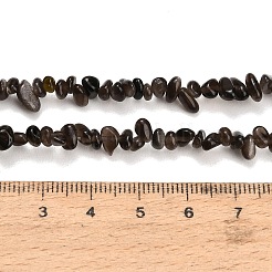 Natural Silver Sheen Obsidian Beads Strands&nbsp;GG-CBAE051-A03-02