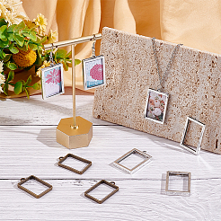 Rack Plating Alloy Photo Locket Pendants&nbsp;PALLOY-OC0001-59