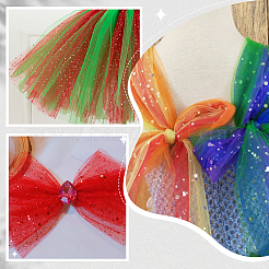 3 Colors Glitter Sequin Deco Mesh Ribbons&nbsp;OCOR-PH0004-60