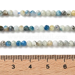 Natural Blue Azurite Beads Strands&nbsp;GG-CBAE031-A03-3mm