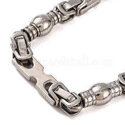 Tarnish Resistant 201 Stainless Steel Link Chain Bracelets&nbsp;BJEW-B078-82P