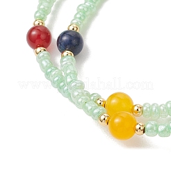 Glass Seed Multi-strand Bracelets Bracelets for Women&nbsp;BJEW-JB12039-01