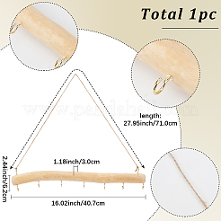 1Pc Driftwood Branch Hook Branch Hanger Rack&nbsp;AJEW-SP0002-31C