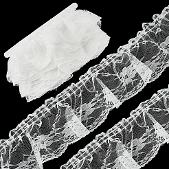 10M Polyester Ruffled Trimming&nbsp;DIY-GF0013-46A-01