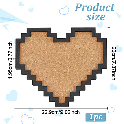 Wall Mounted Brooch Jewelry Display Cork Tray&nbsp;AJEW-WH0016-26D