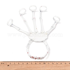 Halloween Spray Printed Alloy Finger Ring Stretch Bracelets&nbsp;LS-BJEW-P367-02