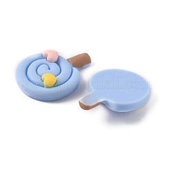 Opaque Resin Cabochons&nbsp;LS-RESI-WH0035-02E