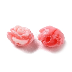 Synthetic Coral Carved Dyed Beads&nbsp;SHEL-K007-05B
